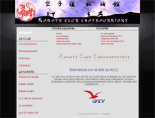 Tablet Screenshot of karatechateaubriant.com